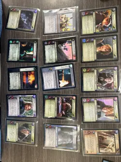 Lord of the Rings Decipher Lot Collectible Card game Foils, Rare, R+, Decks - Image 1