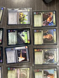 Lord of the Rings Decipher Lot Collectible Card game Foils, Rare, R+, Decks - Image 2