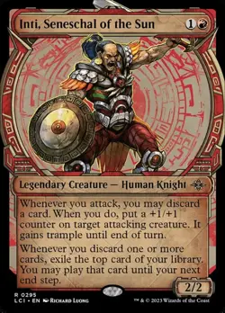 1x Inti, Seneschal of the Sun - Showcase Light Play MTG Magic - Kid Icarus - - Image 1