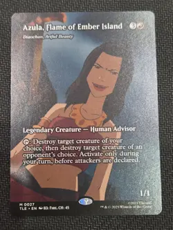 MTG Magic The Gathering - Azula, Flame of Ember Island - M 0027 Borderless! ?? - Image 1