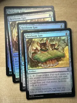 Heirloom Epic Foil x4 Playset Bloomburrow BLM MTG - Image 1