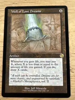 MTG Well of Lost Dreams 125 Schematic The Brother's War Retro Artifacts - Image 1