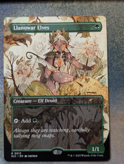Llanowar Elves Secret Lair Countdown Kit An Encyclopedia of Magic - Image 1