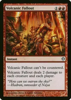 Volcanic Fallout Archenemy Light Play LP MTG Magic the Gathering DNA GAMES - Image 1