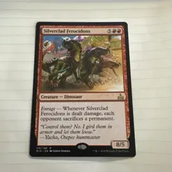 Silverclad Ferocidons Rivals of Ixalan Regular - Image 1