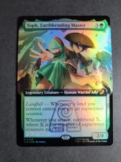 Toph, Earthbending Master (Extended Art Foil) Mythic MTG Avatar Eternal - Image 1