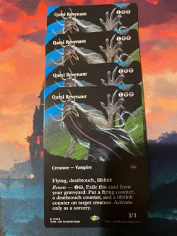 MTG Tarkir Dragonstorm Qarsi Revenant Borderless x 4 - Image 1