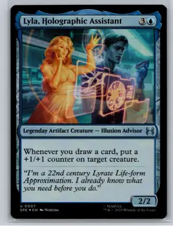 Magic: The Gathering - Spider-Man - Lyla, Holographic Assistant - Foil - Image 1