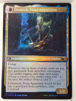 Dennick, Pious Apprentice - FOIL - Innistrad: Midnight - Magic the Gathering MTG - Image 2