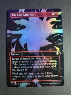 The Last Agni Kai (Borderless Foil) Rare MTG Avatar - Image 1