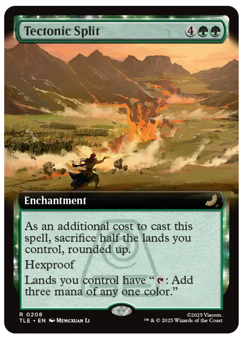 Tectonic Split - Extended Art Avatar MTG - Image 1