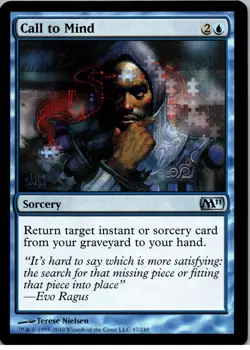 Call to Mind - U - Magic 2011 (M11) - 47 - NM - Normal - Image 1