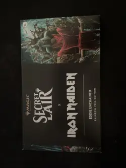 MTG SECRET LAIR Iron Maiden Eddie Unchained Rainbow Foil Edition/BRAND NEW - Image 1