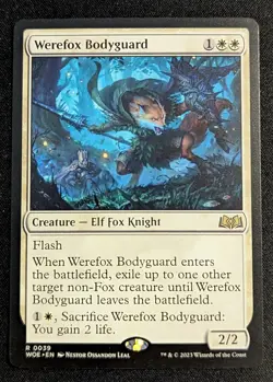 MTG - Werefox Bodyguard - Wilds of Eldraine - Pack Fresh!! - Image 1