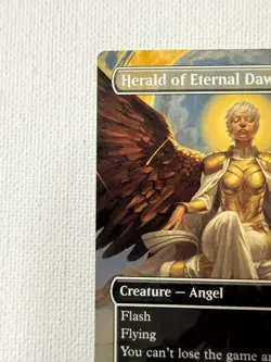 Herald of Eternal Dawn | Borderless | Foundations | Mythic Rare | NM | MTG - Image 2