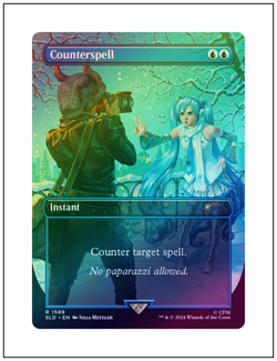 1x Counterspell, Foil, Secret Lair Hatsune Miku, Magic MTG NM ENG - Image 1