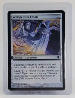 Whispersilk Cloak Common FOIL #160 Darksteel Magic The Gathering MTG - Image 1