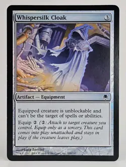 Whispersilk Cloak Common FOIL #160 Darksteel Magic The Gathering MTG - Image 2