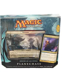 MTG Spanish Planechase 2012 Deck - Night of the Ninja, Brand New, Spanish Box Se - Image 1