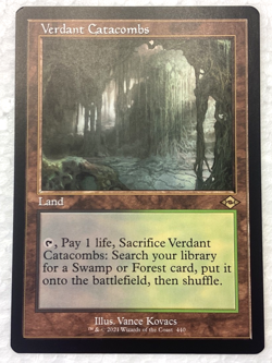 MTG - Verdant Catacombs (Retro Frame) - Modern Horizons 2 Normal - Image 1