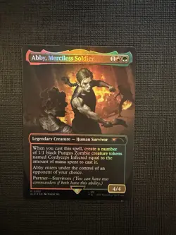 MTG Abby, Merciless Soldier - Foil - New/Unplayed - Secret Lair Drop x TLOU - Image 1