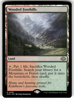 MTG / Wooded Foothills / MH3 / #0236 / Regular / Rare / NM - Image 1