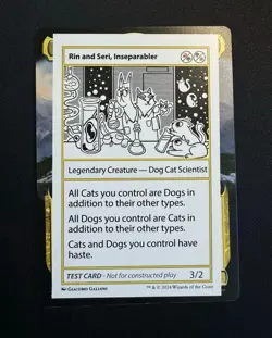 Rin and Seri, Inseperabler - Mystery Booster 2 MB2 - MTG Playtest - NM/M - Image 1