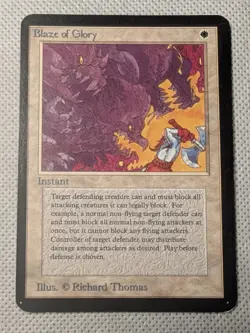 Blaze of Glory Alpha MtG Magic the Gathering Limited Edition - Image 4