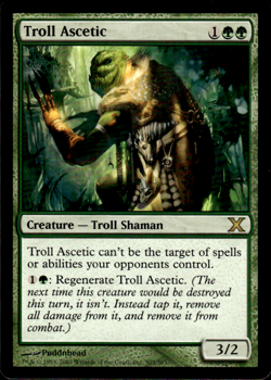 2007 Magic: The Gathering - 10th Edition Troll Ascetic MTG - Image 1