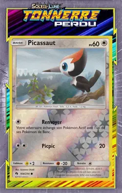 Picassaut Reverse- SL08:Tonnerre Perdu - 164/214 - Carte Pokemon Neuve Francaise - Image 1