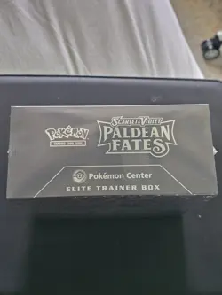 Pokemon TCG Paldean Fates Pokemon Center Elite Trainer Box ETB New Sealed - Image 3