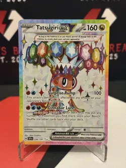 Pokemon TCG Tatsugiri EX 226/191 Surging Sparks Ultra Rare Holo Card Near Mint - Image 1