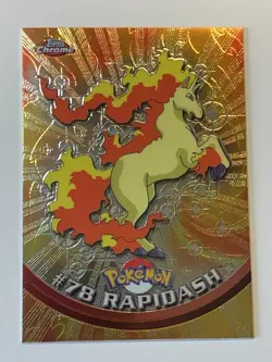 2000 Topps Chrome Pokemon Series 1 #78 Rapidash (B) FREE COMBINED SHIPPING - Image 1
