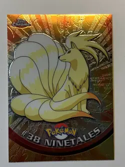 2000 Topps Chrome Pokemon Series 1 #38 Ninetales (B) FREE COMBINED SHIPPING - Image 1