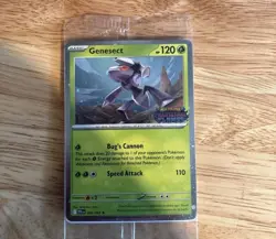 Pokemon Genesect 008 Mega Evolution Phantasmal Flames Best Buy Promo STAMPED - Image 1