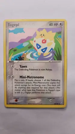 Pokemon TCG Togepi 50/109 Team Rocket Returns Uncommon Non Holo - Image 1