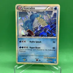 Gyarados 4/123 HeartGold SoulSilver Pokemon English Cracked Ice Holo 2010 - Image 1