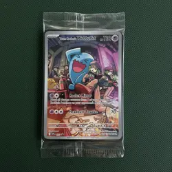 Pokemon TCG Team Rockets Wobbuffet 203 Destined Rivals ETB Promo, Sealed - Image 1
