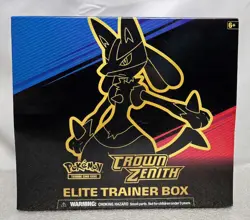 CROWN ZENITH Elite Trainer Box Pokemon TCG New Factory Sealed 2023 ETB - Image 1