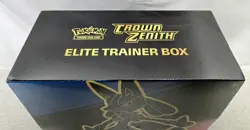 CROWN ZENITH Elite Trainer Box Pokemon TCG New Factory Sealed 2023 ETB - Image 2