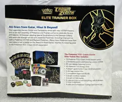 CROWN ZENITH Elite Trainer Box Pokemon TCG New Factory Sealed 2023 ETB - Image 3
