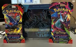 Pokemon Mega Evolution Phantasmal Flames ETB Sealed + 2 Booster Packs!! - Image 1