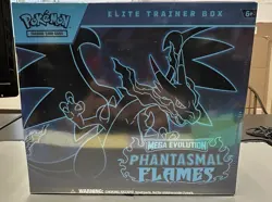 Pokemon Mega Evolution Phantasmal Flames ETB Sealed + 2 Booster Packs!! - Image 2