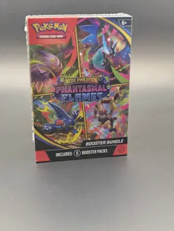 Pokemon Mega Evolution Phantasmal Flames Booster Bundle IN HAND 6 Packs - Image 1