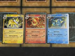 Pokemon Jolteon Flareon Vaporeon SV 167 168 189 Promo Set of 3! NM - Image 1
