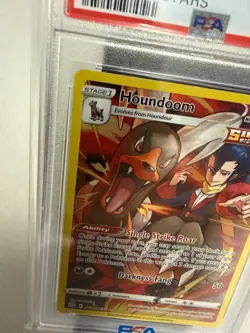 2022 Pokemon SW/SH Houndoom Brilliant Stars #TG10 Graded PSA 9 Mint - Image 3