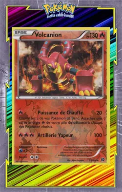 🌈Volcanion Reverse-XY11:Offensive Vapeur-25/114-Carte Pokemon Neuve Francaise - Image 1