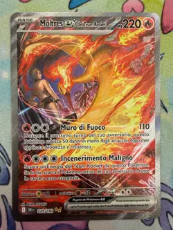 Pokemon - Team Rocket's Moltres ex (DRI 229) Destined Rivals ITA - Sar (2025) NM - Image 1