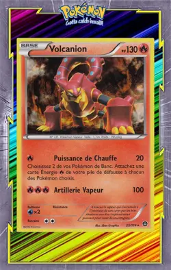 Volcanion Holo Deck Promo-XY11:Offensive Vapeur-25/114-Carte Pokemon Neuve FR - Image 1