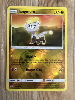 Pokemon TCG Jangmo-o Dragon Majesty 52/70 Reverse Holo Common DMG - Image 1